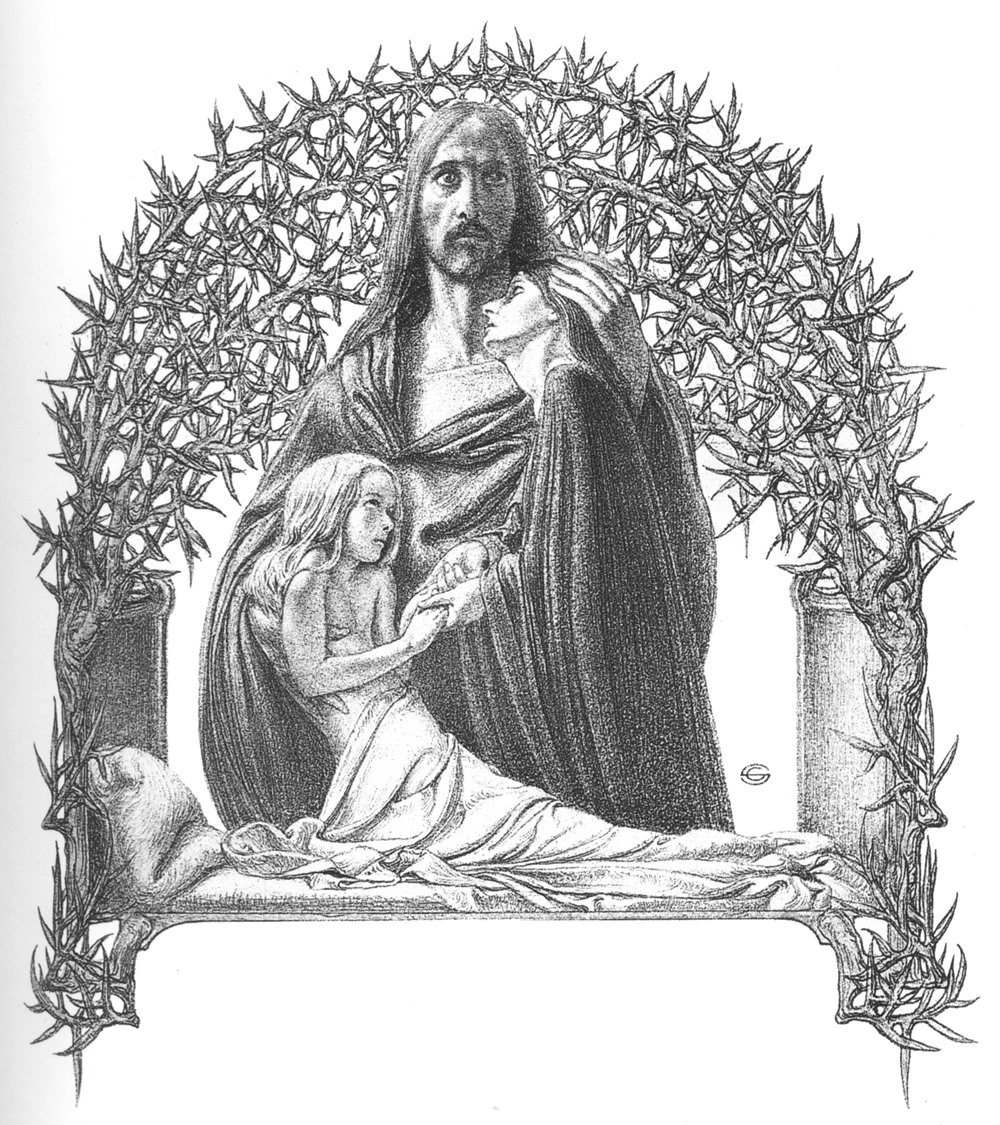 Illustrazione tratta da Parole di un credente di F. Lamennais. Parigi - Charles Meunier, 1908 5
